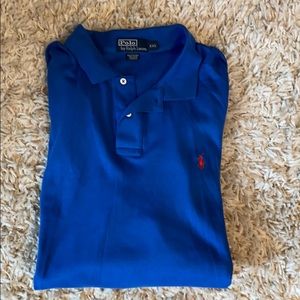 Men’s EUC long sleeve blue Polo by Ralph Lauren